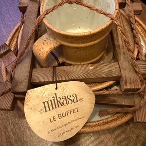 Mikasa Le Buffet Rustic Tan Dinnerware Set